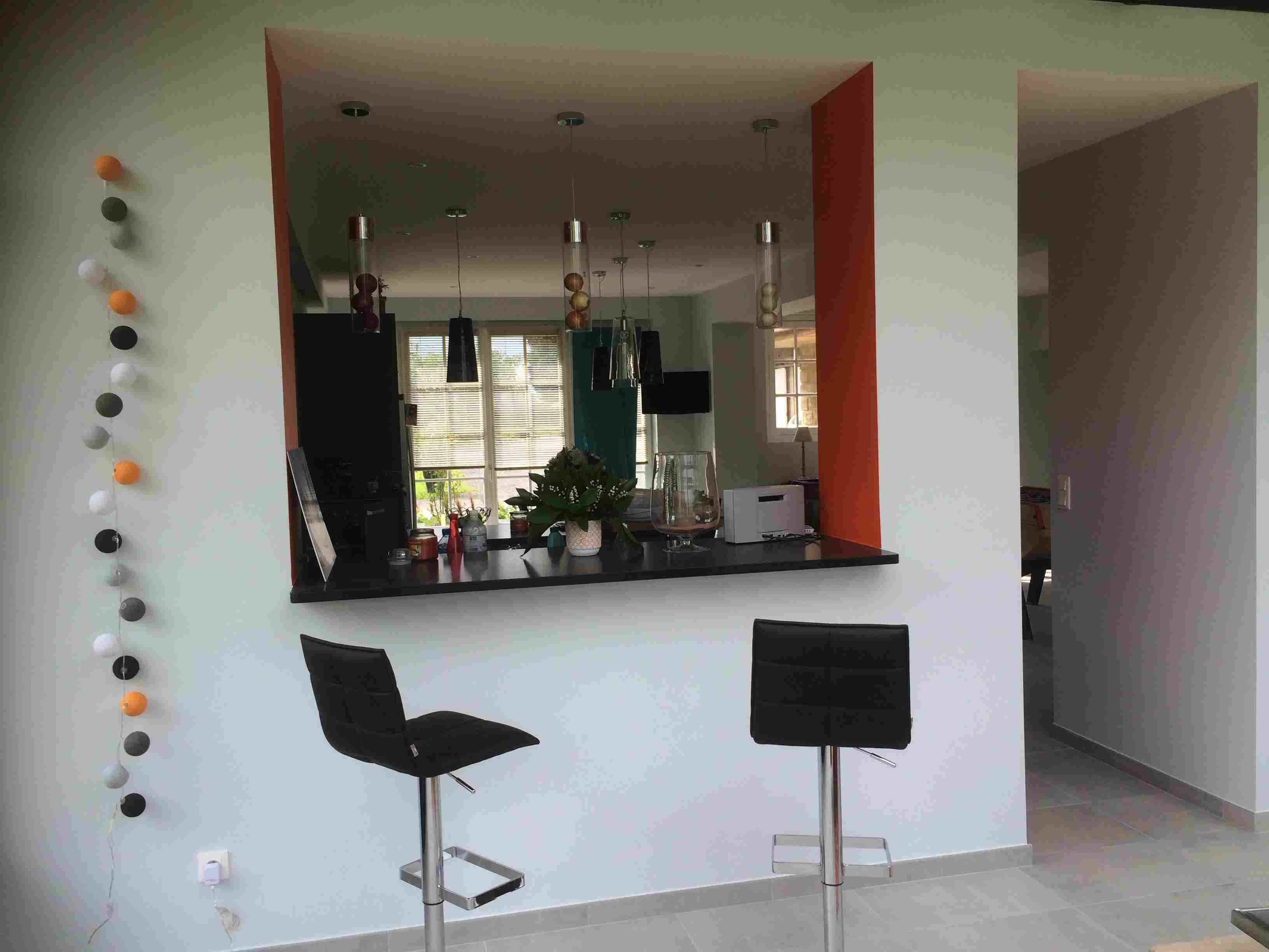 Erqunvillers rénovation cuisine ouverte moderne